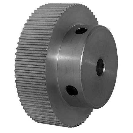 B B MANUFACTURING 74-2P09-6A3, Timing Pulley, Aluminum, Clear Anodized,  74-2P09-6A3
